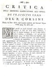 Mario Guarnacci - Delle origini italiche - Venezia, Bassaglia 1773 (prima edizione)