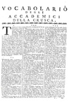 Vocabolario degli Accademici della Crusca - Venezia, presso Francesco Pitteri 1763 (legatura coeva) Vocabolario degli Accademici della Crusca - Venezia, presso Francesco Pitteri 1763 (legatura coeva)