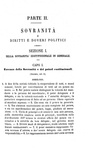Pietro Castiglioni - Della monarchia parlamentare e dei diritti e doveri del cittadino - Milano 1859