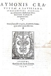 L'Umanesimo giuridico in Italia: Aimone Cravetta - Tractatus de antiquitate temporis - Lugduni 1549