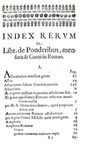 Pesi e misure nell'antica Roma: Bartolomeo Beverini - Syntagma de ponderibus et mensuris - 1714