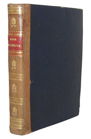 Joseph Droz - Economia politica o Scienza delle ricchezze - Palermo 1853 (prima edizione italiana)