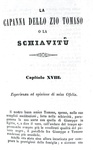 Harriet Stowe Beecher - La capanna dello zio Tomaso - Milano 1852 (rara prima edizione italiana)