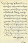 Vittorio Emanuele I - Lettera a Ferdinando I Re delle Due Sicilie - Torino 15 Novembre 1814