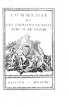 Giovanni Gherardo De Rossi - Commedie - Bassano 1790/98 (prima edizione - bellissima legatura coeva)