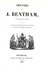 Un grande classico di diritto ed economia: Jeremy Bentham - Oeuvres - 1829/34 (magnifica legatura)