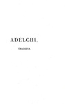 Alessandro Manzoni - Adelchi - 1822 (prima edizione, rarissima tiratura in carta velina cilindrata)