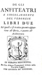 Scipione Maffei - Degli anfiteatri - Verona 1728 (rara prima edizione - con 15 belle tavole in rame)