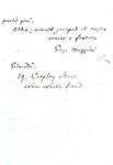 Giuseppe Mazzini - Lettera autografa a Odoardo Villani - Settembre 1847 (e cedola di finanziamento)