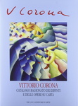 Vittorio Corona - Solo libri in testa. Studio - anni Venti/Trenta (tecnica mista su carta)
