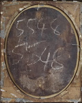 Ritratto di George Washington in biblioteca - Luglio 1777 (olio su tavola lignea ovale)