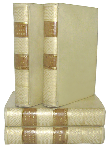 Ludovico Ariosto - Orlando furioso - Parigi 1795 (bellissima legatura - 92 splendide tavole in rame)