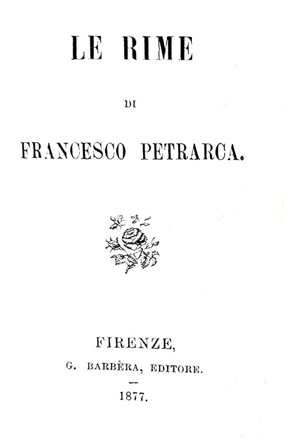 Francesco Petrarca - Le rime - Firenze, Barbera 1877 (esemplare da collezione con bella legatura) Francesco Petrarca - Le rime - Firenze, Barbera 1877 (esemplare da collezione con bella legatura)