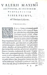 Valerius Maximus - Factorum et dictorum memorabilium - Venetiis 1564