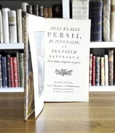 Le Satire di Aulo Persio Flacco e Decimo Giunio Giovenale: Sulpiciae Satyrarum - Paris, Barbou 1776