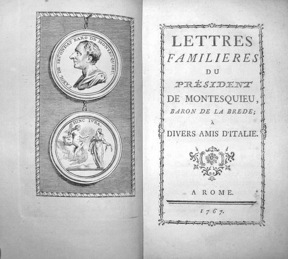 Montesquieu - Lettres familieres