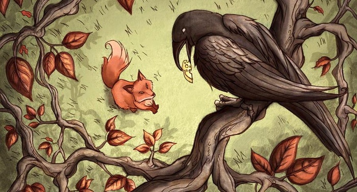 Esopo - Il corvo e la volpe