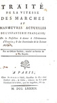 Organizzazione miltare: Schultz von Ascheraden - Traite de la vitesse de l'infanterie francaise 1789
