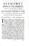 Voltaire - Elementi della filosofia del Neuton - Venezia 1741 (prima edizione italiana - con tavole)