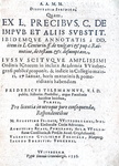 Miscellanea di dieci rarissime opere giuridiche edite in Germania tra il 1598 e il 1602