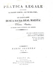 Galli della Loggia - Pratica legale secondo la ragion comune - 1819/29 (10 volumi in quarto)