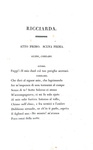 Ugo Foscolo - Ricciarda - Londra, Murray 1820 (Torino, Pomba) - rara contraffazione dell'originale
