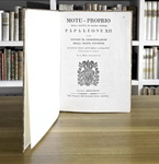 Papa Leone XII - Motu-proprio sul metodo di amministrazione della truppa pontificia - Roma 1828