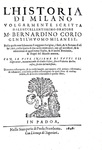 Una celebre fonte di storia milanese: Bernardino Corio -  L'historia di Milano - Padova 1646