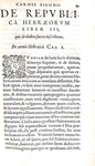 L'ebraismo nel Cinquecento: Carolus Sigonius - De republica hebraeorum - 1585 (legatura alle armi)