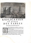 Jacques Cassini - Tables astronomiques du soleil, lune, planetes et etoiles - 1740 (prima edizione)