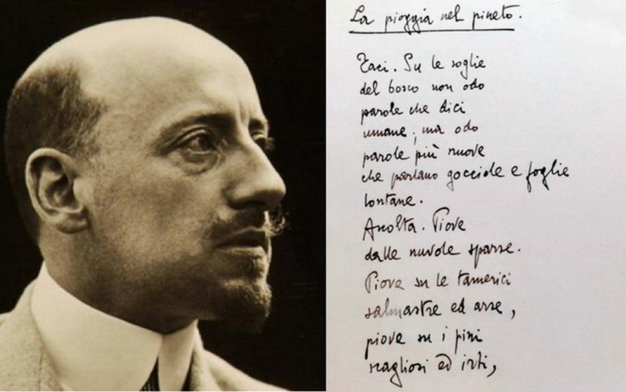 Gabriele D'Annunzio - La pioggia nel pineto