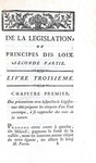 Gabriel Bonnot de Mably - De la legislation ou principes des loix - 1776 (rara prima edizione)