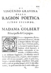 Gian Vincenzo Gravina - Della ragion poetica libri due - In Roma, Gonzaga 1708 (rara prima edizione)