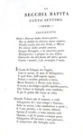 Alessandro Tassoni - La secchia rapita poema eroicomico - Firenze, per Gregorio Chiari 1824