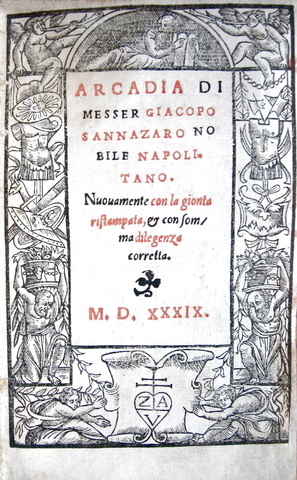 Jacopo Sannazaro - Arcadia - Venezia, Vavassori 1539