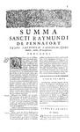 Un capolavoro del diritto comune: Raimondo di Penyafort - Summa de casibus - Lugduni 1718 (in folio)