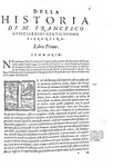 Francesco Guicciardini - La historia d'Italia - Venezia, appresso Nicol� Bevilacqua, 1565
