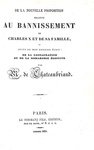 Chateaubriand - Bannissement de Charles X & Sur la captivite de la duchesse de Berry - 1831/33