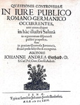 Miscellanea di sei opere seicentesche sul diritto pubblico imperiale - Jena e Helmstadt 1651/1665