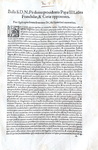 Bolla di Pio IV che disciplina franchigie e malefici - Roma, Blado 1562