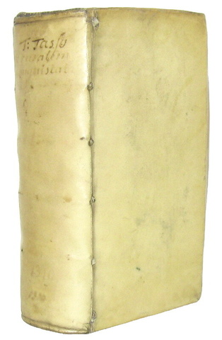 Torquato Tasso - Di Gerusalemme conquistata libri XXIIII - Parigi 1595 (bella legatura - raro)