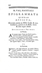 Gli Epigrammi di Marziale: Epigrammatum libri ad optimos codices recensiti - 1754 (bella legatura) Gli Epigrammi di Marziale: Epigrammatum libri ad optimos codices recensiti - 1754 (bella legatura)