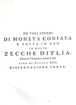 Carli - Delle monete e dell'instituzione delle zecche d'Italia - 1754/60 (rarissima prima edizione)