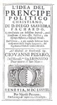 Diego de Saavedra Fajardo - Idea del principe politico - Venezia 1678 (con 100 bellissimi emblemi)