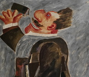 Franz Borghese - Il principe del foro 2005 (olio su tela - certificato e con autentica dell'artista)