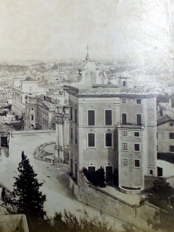 Romualdo Moscioni - Panorama di Roma - 1880 Romualdo Moscioni - Panorama di Roma - 1880