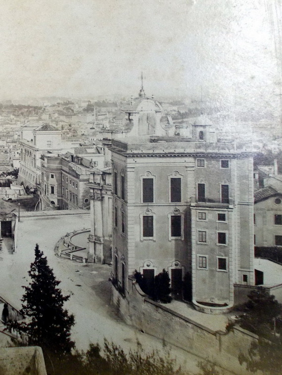 Romualdo Moscioni - Panorama di Roma - 1880