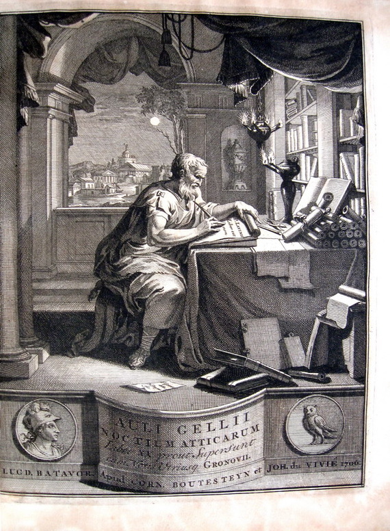 Aulus Gellius - Noctium atticarum libri XX - 1706 (magnifica legatura)