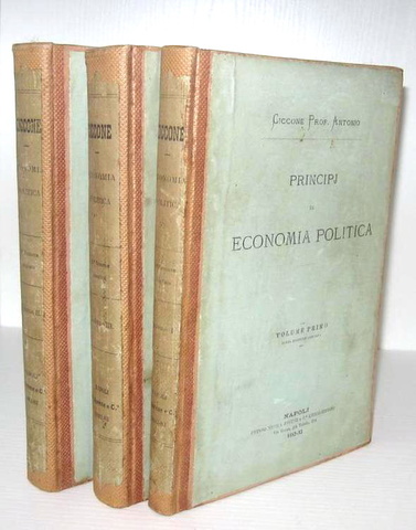 Antonio Ciccone - Principj di economia politica - 1882