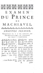 L'Antimachiavelli di Federico II di Prussia: Examen du Prince de Machiavel - A Londres 1741